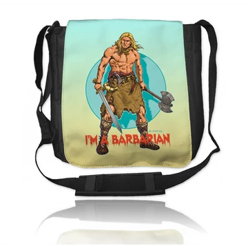 Közepes oldaltáska - I'm a Barbarian